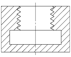Recesed Hole Tap Example