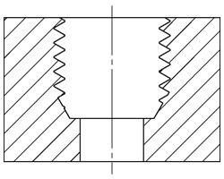 Stepped Hole Tap Example